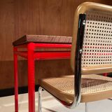 Custom dining table "steel and earthenware"