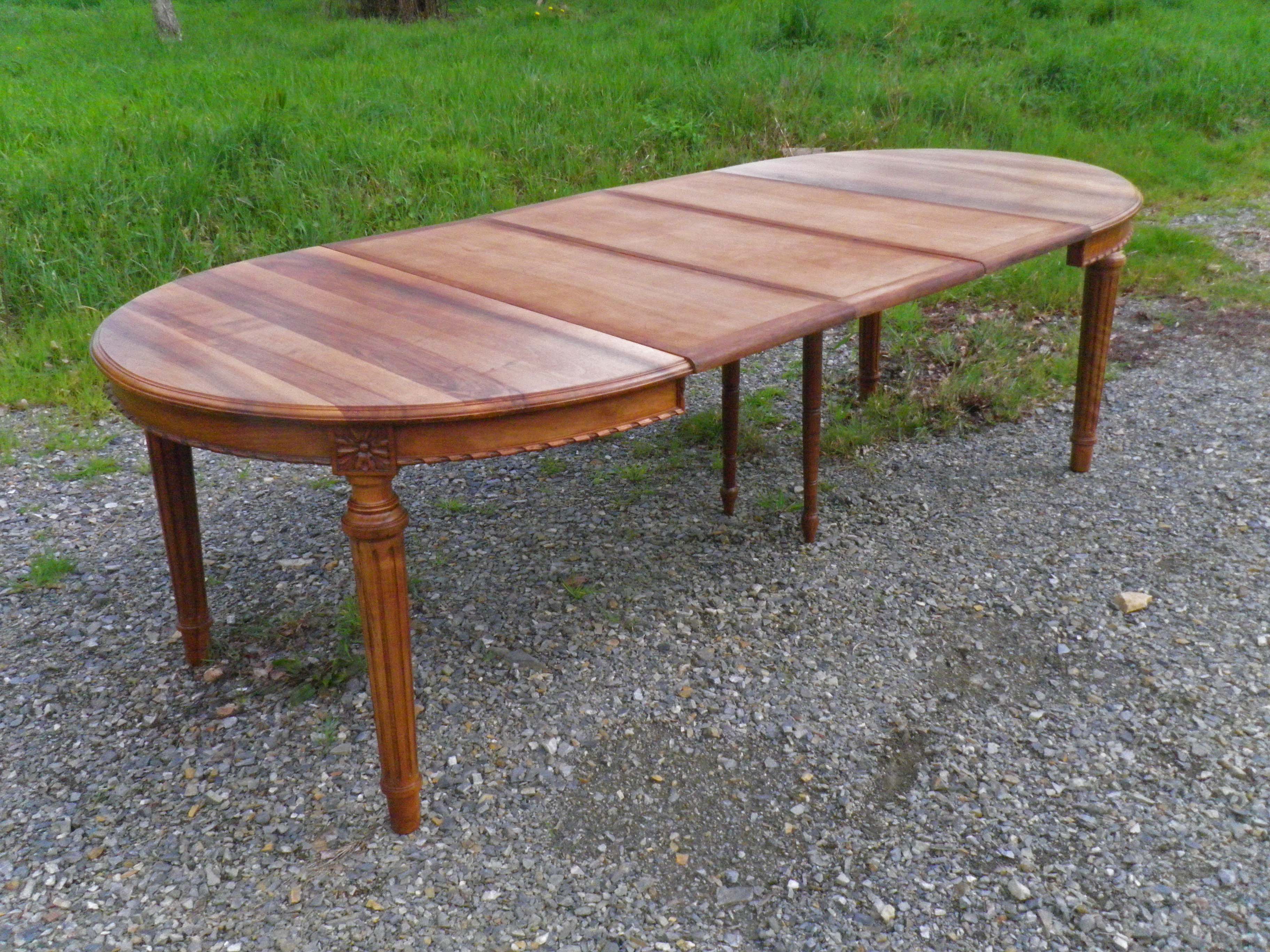 Louis XVI style oval table