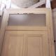 Old Haussmannian door 83x219.5cm with glazed transom frame.