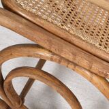Rocking chair, curved wood