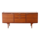 Enfilade teck vintage Meredew rénovée (165 cm)