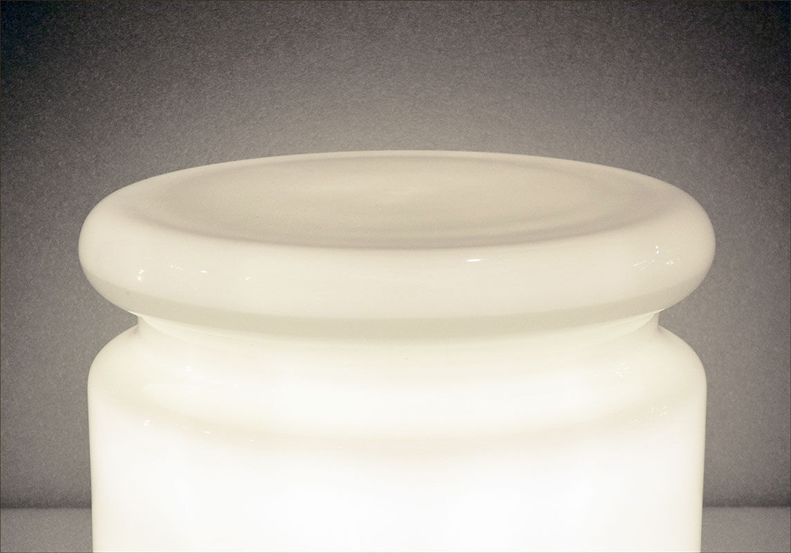 Leucos blown glass lighting coffee table, 1970s