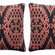 Set of 2 vintage kilim cushion covers 38x41 cm