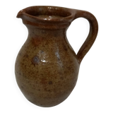 Handcrafted pyrite stoneware pitcher