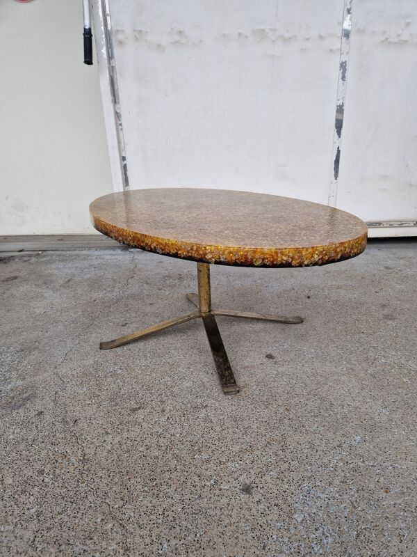 Table basse Giraudon en résine epoxy