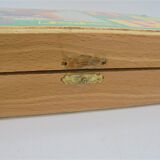 Vintage alphabet cubes game