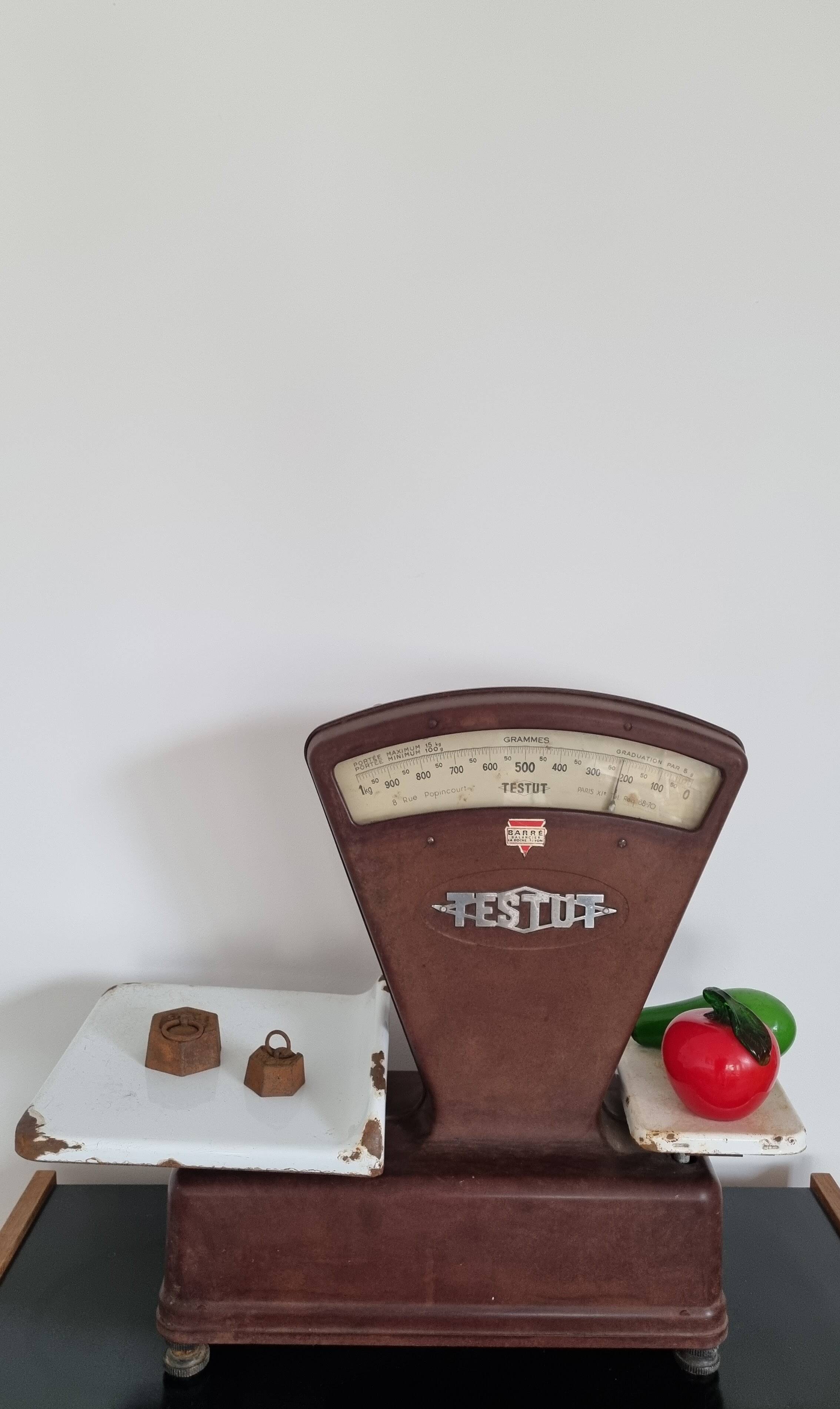 Vintage Testut scale