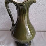 Art Nouveau pitcher in slipware