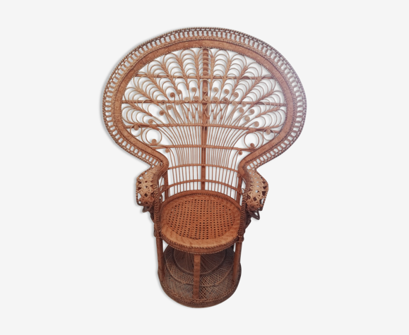 Fauteuil Emmanuelle peacock