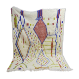 Handmade tribal berber carpet 268 x 193 cm