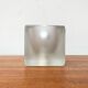 Vintage German glass cube table lamp TA 14 by Peill & Putzler, 1970s.