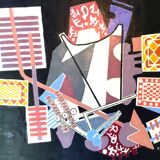 French school of the 20th century. framed oil on canvas signed Ramard and dated 1984