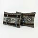 Set of 2 vintage kilim cushion covers 41x61 cm