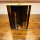 Vintage table lamp in smoked Plexiglas and metal - 1970s design