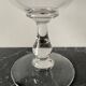 Old crystal stemmed glass vase