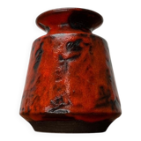 German ceramic vase from the mid-century by Ilkra Edelkeramik, 1960s.