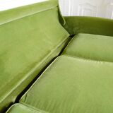 Vintage velvet convertible sofa