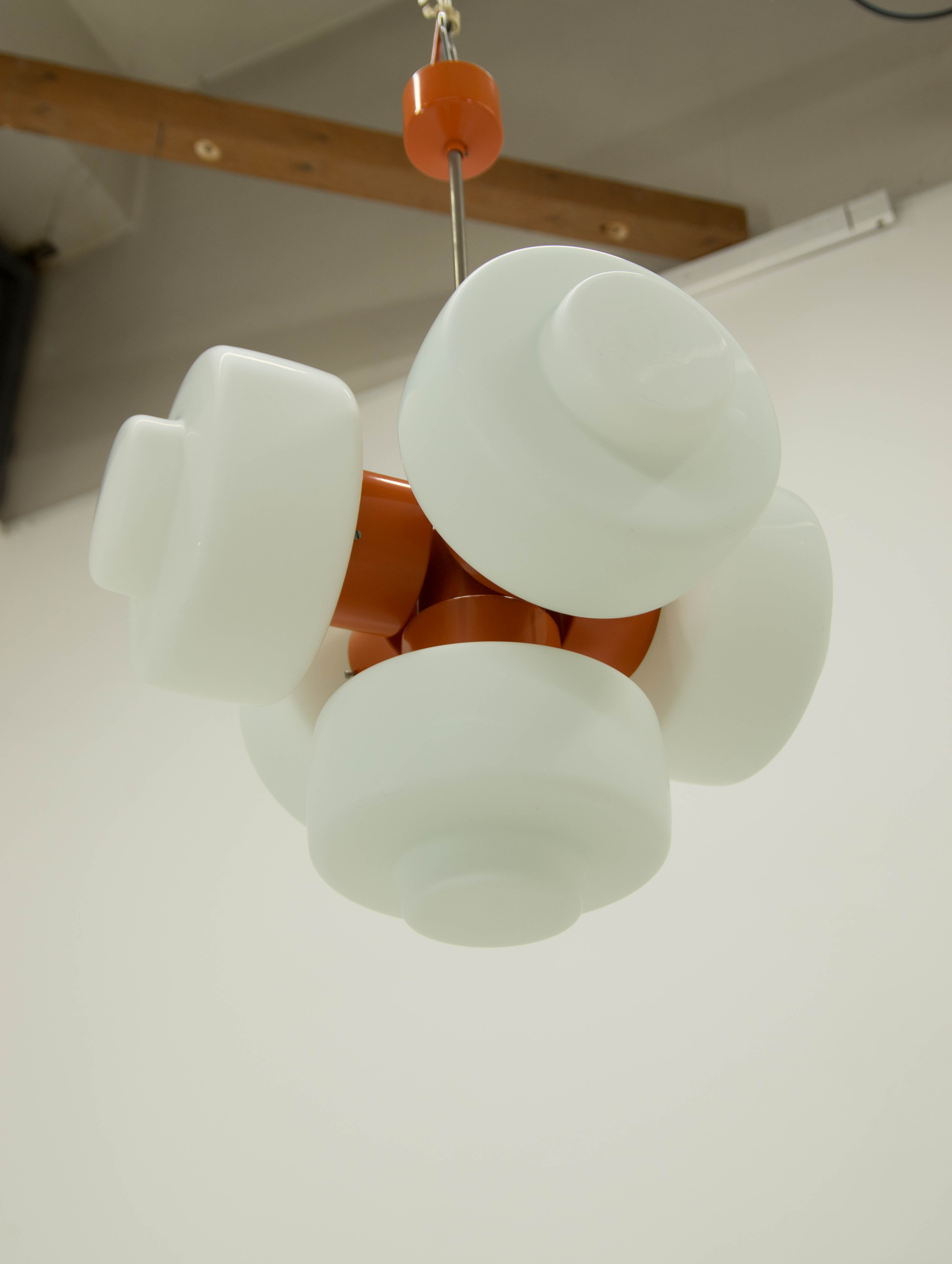 Midcentury chandelier, Napako, 1960