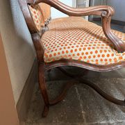 Canapé style Louis XV fin XIX ieme à entretoise