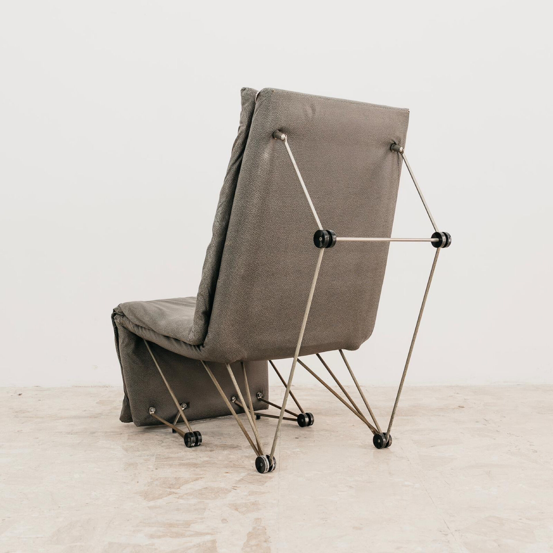 Lounge Chair Poltrona Geometric Design Postmodern Modernariato 1980’s