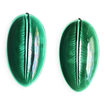 2 ceramic dishes from the Kings of Majorca, Perpignan.
