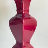 Ceramic lamp and vintage velvet