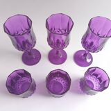 Verres Cristal d’Arques Longchamp violet