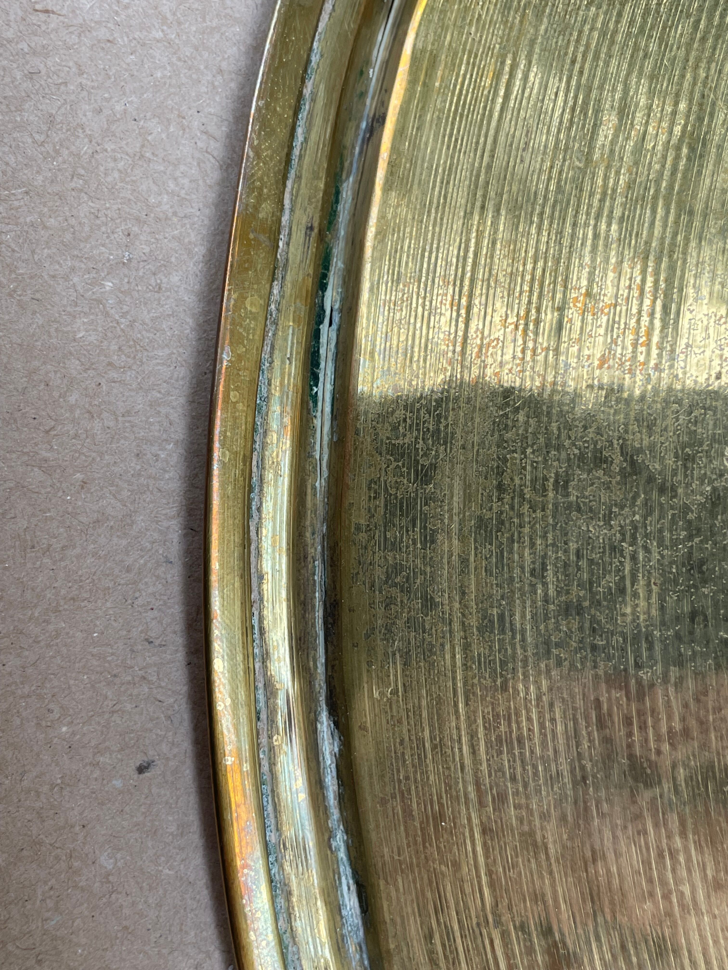 Old copper pot cover - decoration