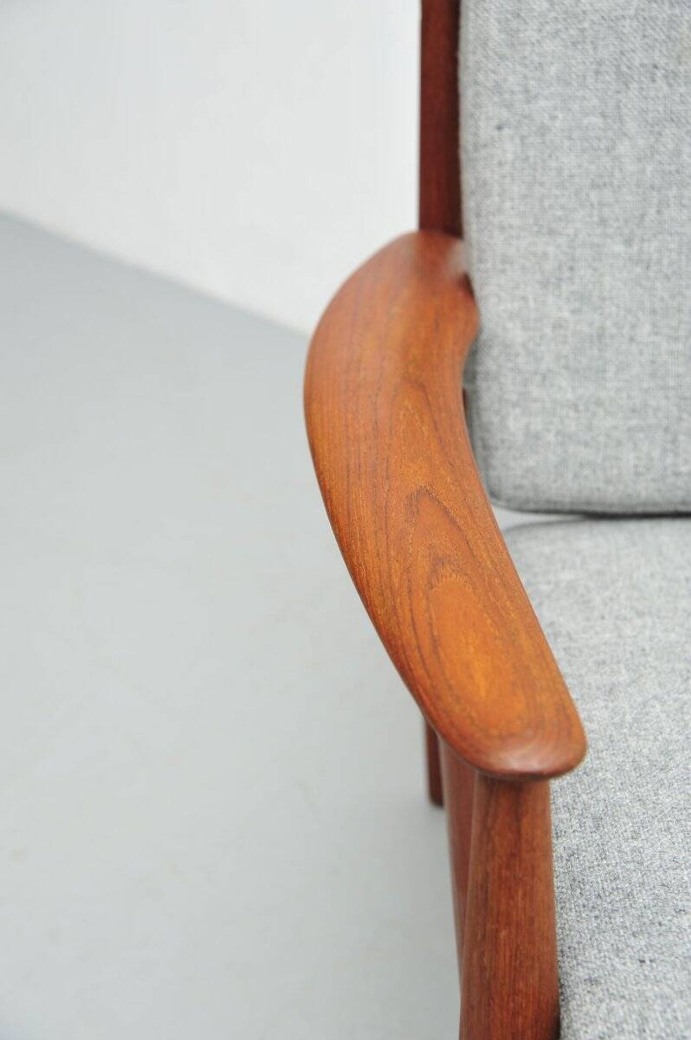 Teak lounge chair by Grete Jalk for France & Son, 1950s