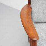 Teak lounge chair by Grete Jalk for France & Son, 1950s