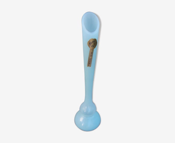 Soliflore en opaline bleue