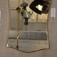 Pair of mirrors brass Italian free-form around 1960