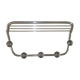 Aluminum coat rack from the 1950s