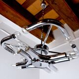 Regency Space-Age chandelier, Italy, 1970