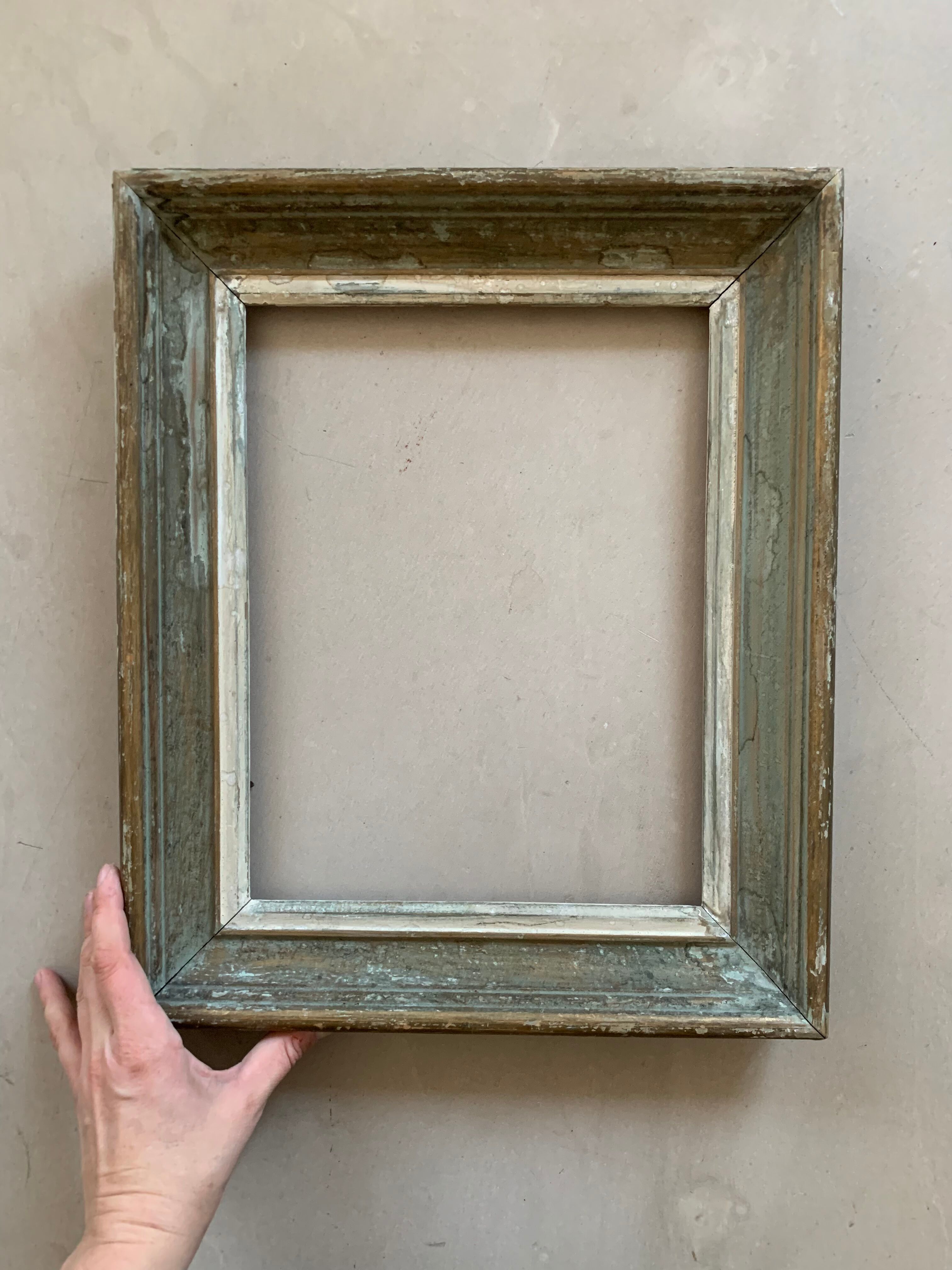 Old gilded bronze frame