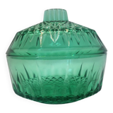 Arcoroc Green Sugar Bowl – Vintage Elegance Add a touch of vintage refinement