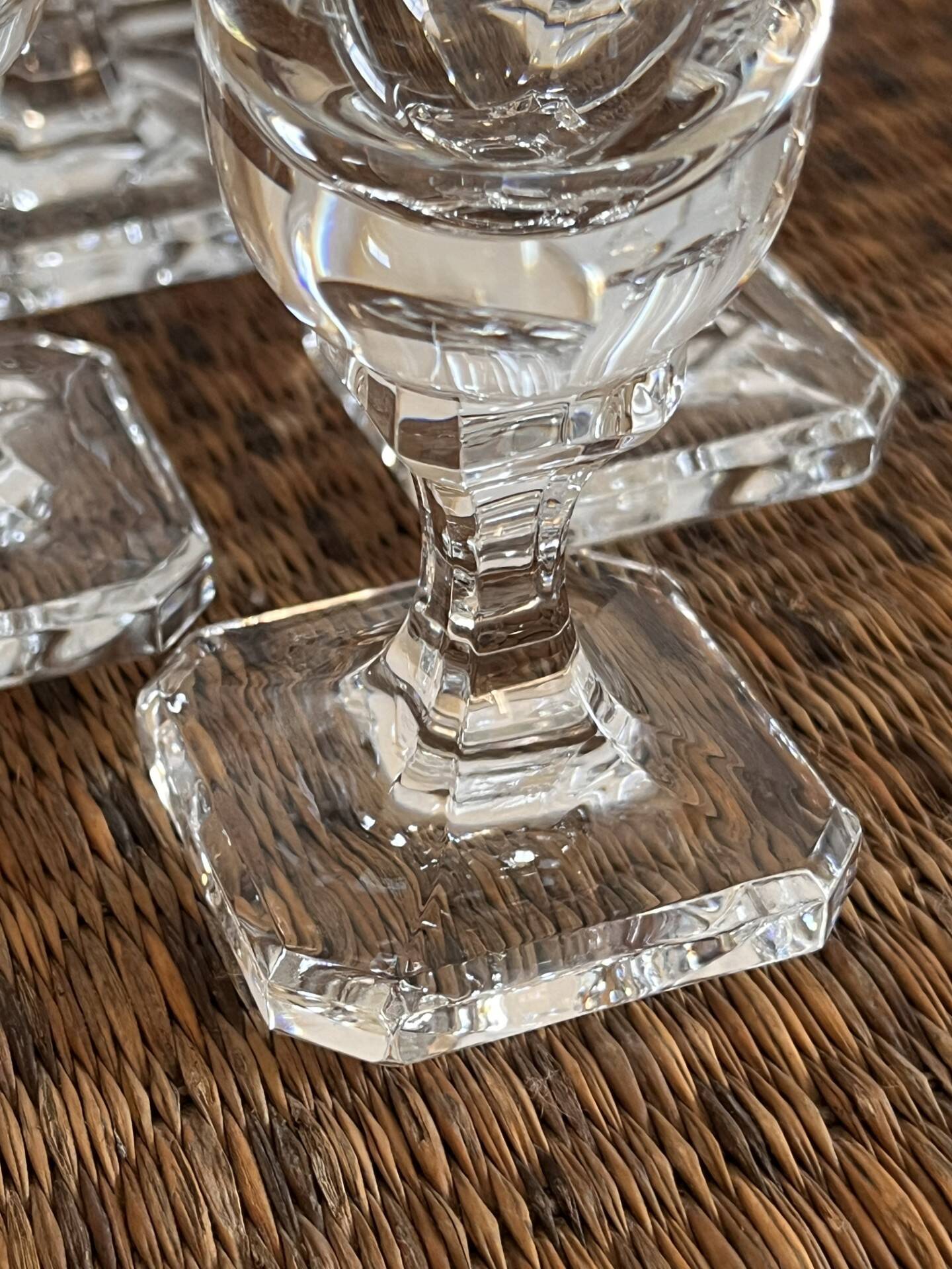 Antique champagne flutes