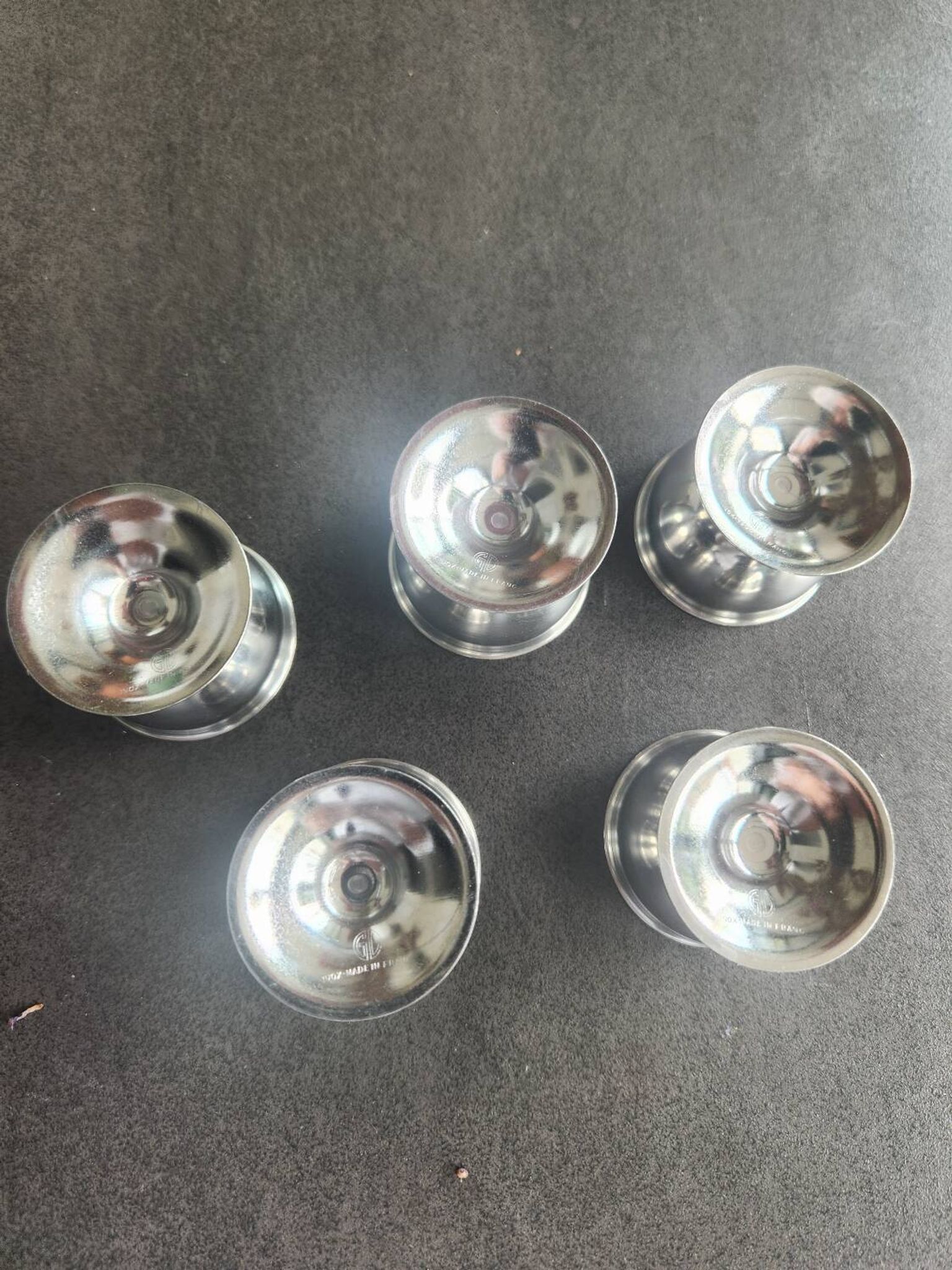 5 coquetiers Guy Degrenne