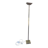 Floor lamp in gilded brass