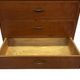 Petite commode vintage des années 1960 en chêne.