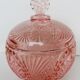 Glass sugar bonbonnière crystal Portieux