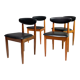 Set of 4 1970’s mid century dining chairs by Schreiber