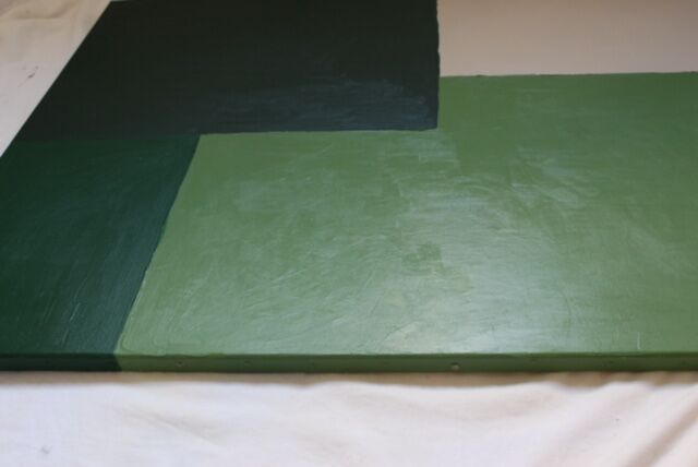 Abstract green "Aesthetic green" 80x65cm