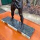 Bronze sculpture "man in chains" on marble 55cm