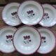 6 Badonviller soup plates 200851