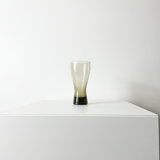Smoked glass tube glasses