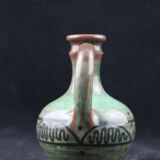 Vase soliflore 10cm signed "K" ceramic, pitcher