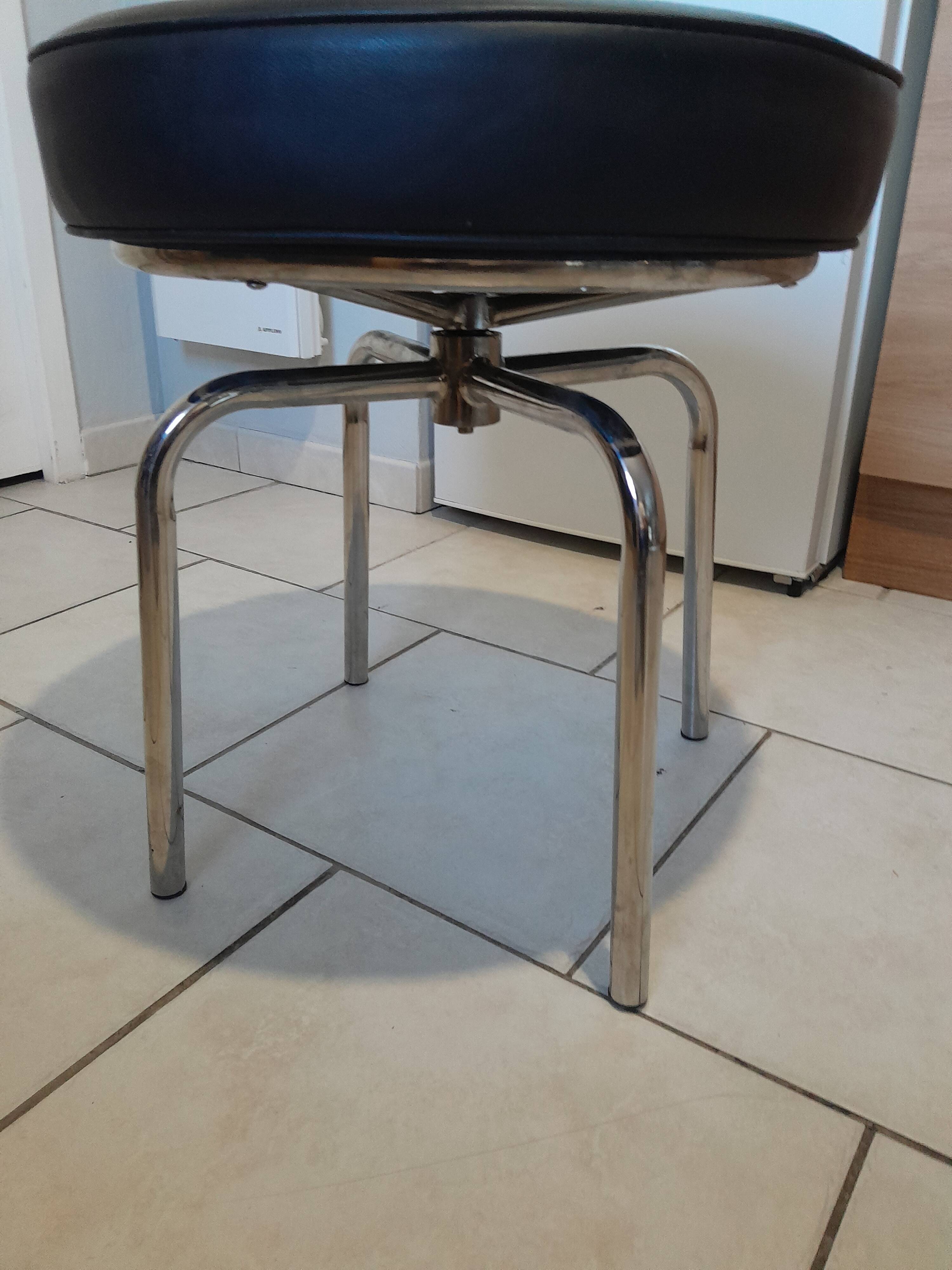 Vintage designer swivel stool from the 70s 80s