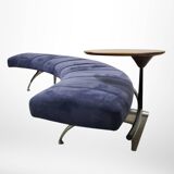 Canapé courbé "Waiting" de Rodolfo Dordoni pour Moroso, Italie 1980