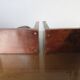 Pair of greenhouse pounds "heron" in wood and brass 70s